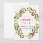 Remerciements Belle carte de Noël (Devant / Derrière)