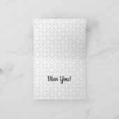Remerciements Béni vous - Carte pour notes de marais (Intérieur)