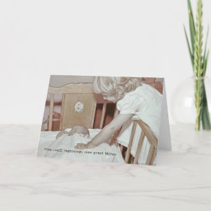 Remerciements BIENVENUE BÉBÉ Carte de voeux