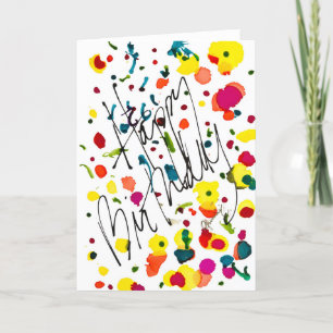 Remerciements Blessures d'anniversaire Lovitude Carte de note bl