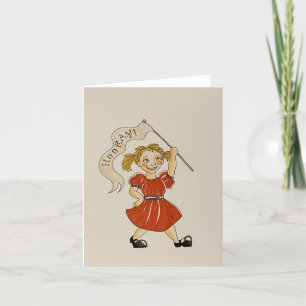 Remerciements "Bonjour !" Carte de voeux de félicitations
