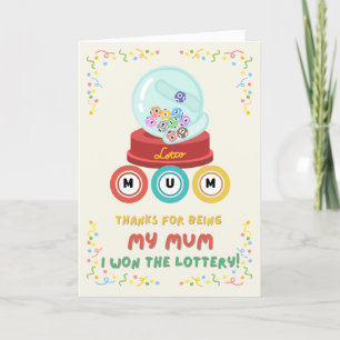 Remerciements Bonne carte de fête des mères