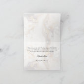 Remerciements Bonne carte de jour de la mère - Fleur rose (Intérieur)