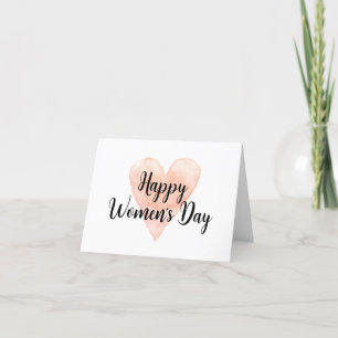 Remerciements Bonne carte de la Journée internationale de la fem