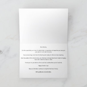 Remerciements Bonne carte de marguerite blanche pour la journée