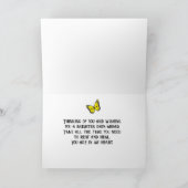 Remerciements Bonne carte de voeux (Intérieur)