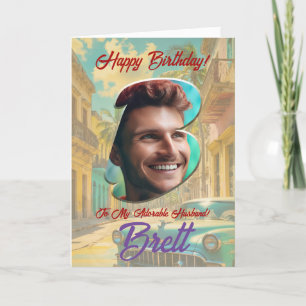 Remerciements Bonne carte de voeux d'anniversaire pour lui B ini