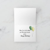 Remerciements Bonne carte de voeux pour le cheval et les ballons (Intérieur)