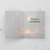 Remerciements Campfire Confessions Pulp Fiction Carte de voeux (Intérieur)