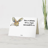 Remerciements Carte à oreilles longues de Jerboa de bande (Dos)