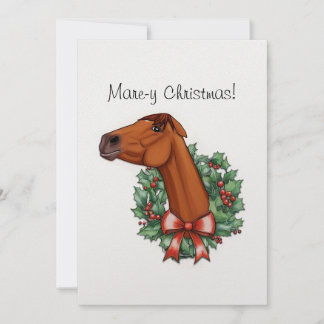 Remerciements Carte à plat de Noël Mare-y