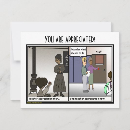 Remerciements Carte Appréciation de l'enseignant (Devant)