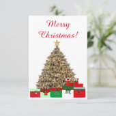 Remerciements Carte Arbre de Noël (Debout devant)