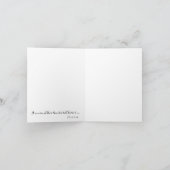 Remerciements Carte Arbre de vie (Intérieur)