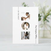 Remerciements Carte Collage photo de la fête des mères pour mama (Debout devant)