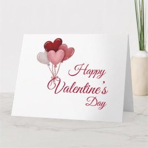 Remerciements Carte d'amour de la Saint-Valentin Romantique po