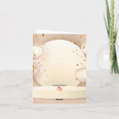 Remerciements Carte d'anniversaire de Bear Hugs (Dos)