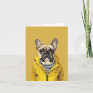 Remerciements Carte d'anniversaire de Bulldog