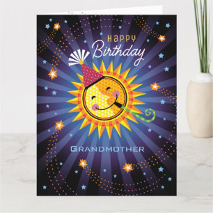 Remerciements Carte d'anniversaire de grand-mère