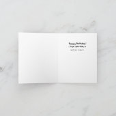 Remerciements carte d'anniversaire de grenouille (Intérieur)