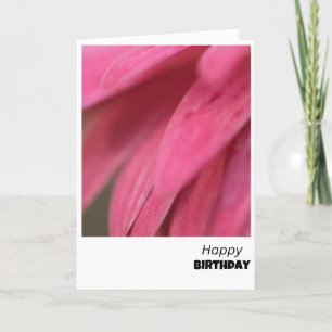 Remerciements Carte d'anniversaire de joie florissante
