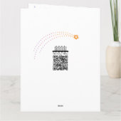 Remerciements Carte d'anniversaire de la petite-fille (Dos)