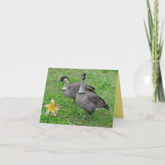 Remerciements Carte d'anniversaire de Nene Goose (Devant)