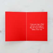 Remerciements Carte d'anniversaire du Chien Terrier de Cairn (Intérieur)