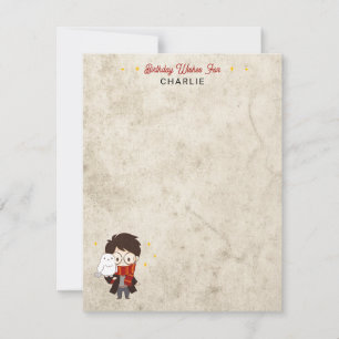 Remerciements Carte d'anniversaire magique de personnage HARRY P