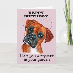 Remerciements Carte d'anniversaire personnalisée de votre boîte