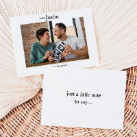 Carte d'annonce de bébé par photo d'échographie mi
