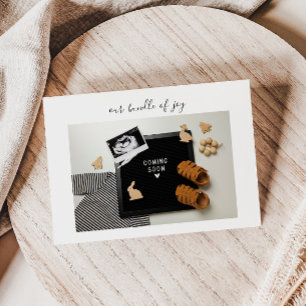 Remerciements Carte d'annonce de naissance Bundle of Joy en call