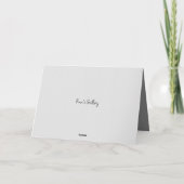 REMERCIEMENTS CARTE DE BÉNÉDICTION AUTOMNE (Dos)