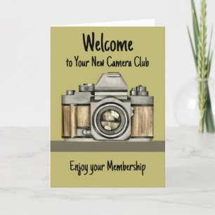 Remerciements Carte de bienvenue Camera Club