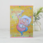 Remerciements Carte de célébration d'anniversaire de soeur (Debout devant)