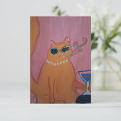 Remerciements Carte de chat (Debout devant)