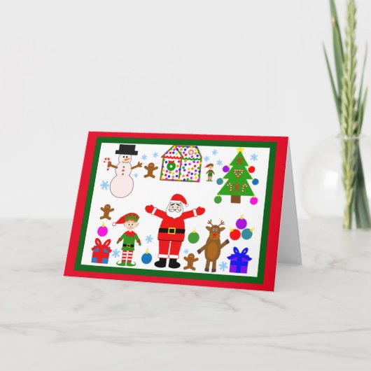 Remerciements Carte de collecte de Noël n° 1 (Devant)