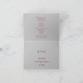 Remerciements carte de condoléances (Intérieur)