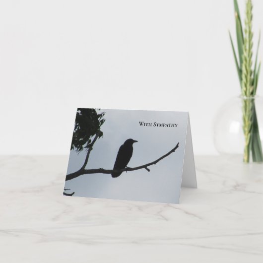 Remerciements Carte de condoléances simplement élégante pour tou (Devant)