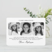 Remerciements Carte de Confirmation Moderne Simple et Chic (Debout devant)