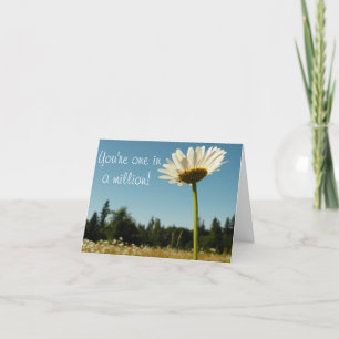 Remerciements Carte de Daisy Field