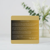 Remerciements Carte de déclaration pour enfants à billet unique (Debout devant)