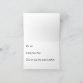 Remerciements Carte de démission (Intérieur)