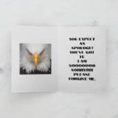 REMERCIEMENTS CARTE DE DÉSOLÉ FIERCE (Intérieur)