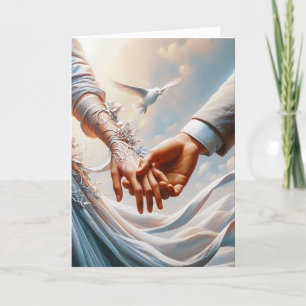 REMERCIEMENTS CARTE DE FÉLICITATIONS DE MARIAGE ROMANTIQUE