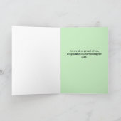 Remerciements Carte de félicitations Paris Win (Intérieur)