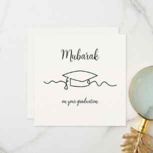Remerciements Carte de félicitations personnalisée Cute Moubarak