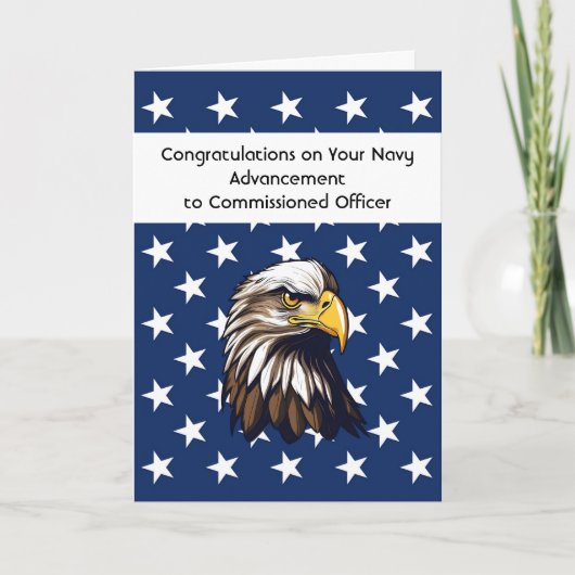 Remerciements Carte de félicitations pour l'officier commandant (Devant)