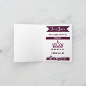 Remerciements Carte de fête des mères (Intérieur)