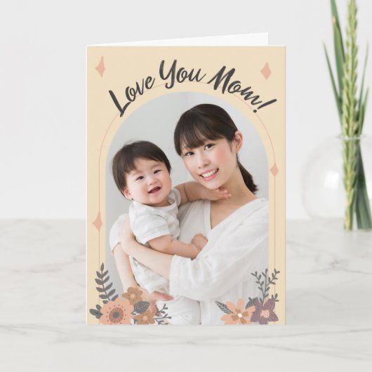 Remerciements Carte de fête des mères (Devant)